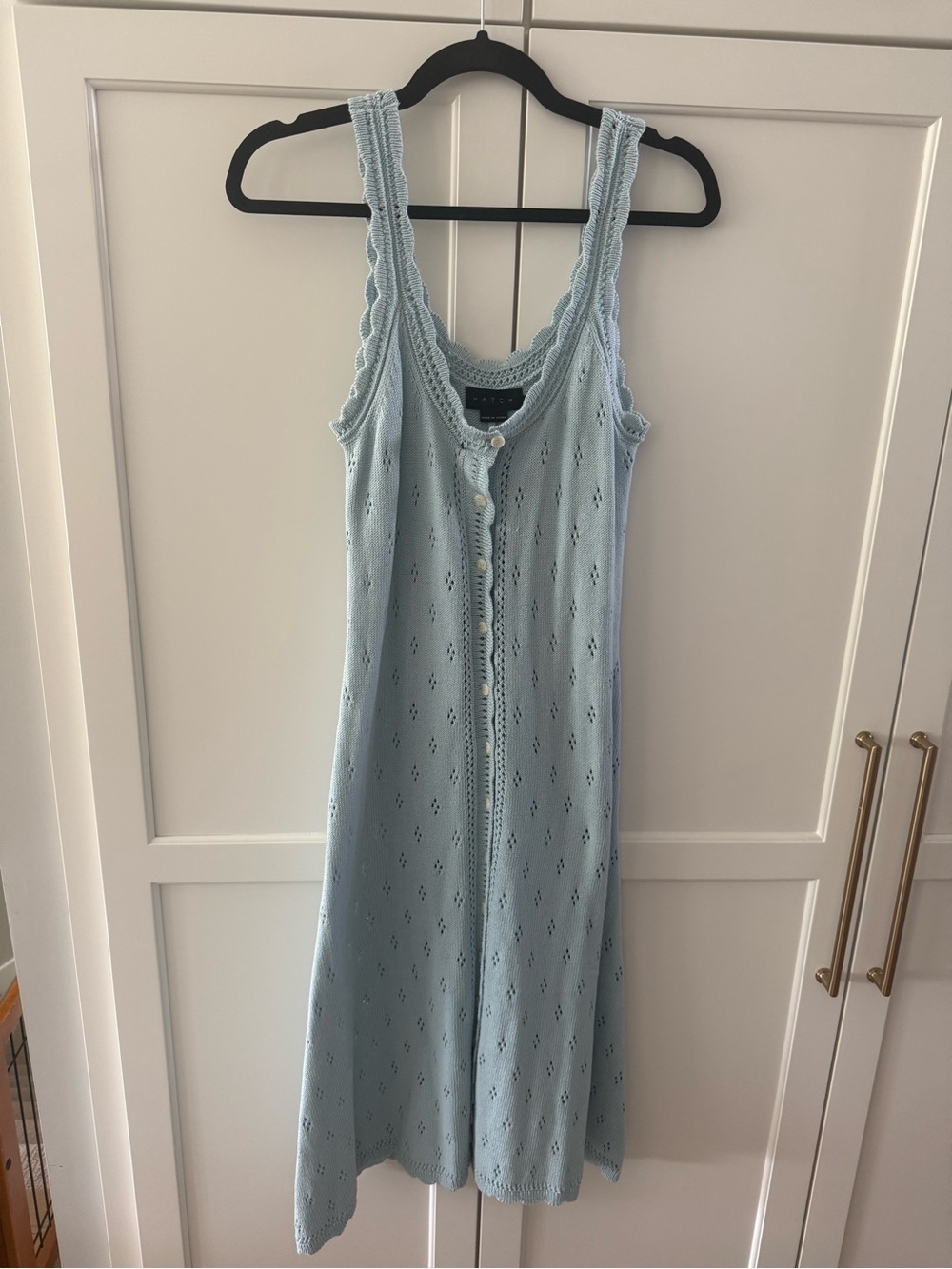 Hatch The Eloise Pointelle Nursing Tank Dress (size S)